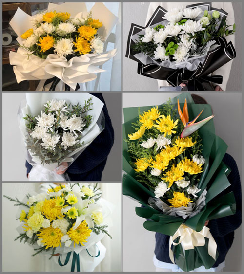 广东揭阳市揭东区云路镇翁洋村白事花束代送